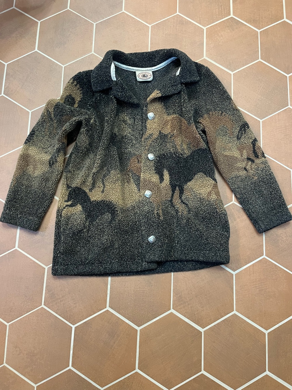 90s Western Vintage Fleece Jacket